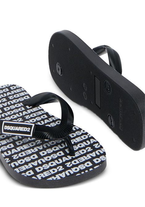 Infradito con logo DSQUARED2 JUNIOR | 827963